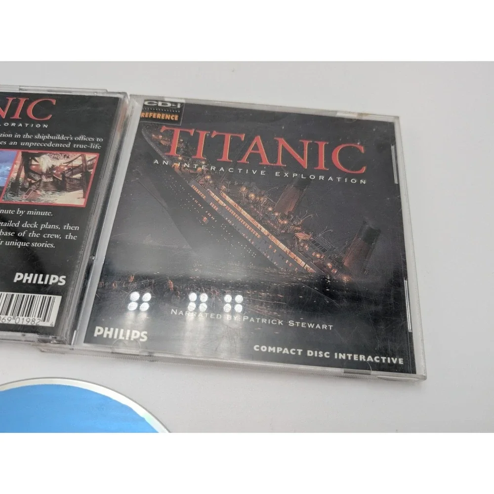 TITANIC AN INTERACTIVE EXPLORATION (Philips CD-i, 1994) CDI TESTED